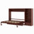 Queen Size Murphy Bed With Height Adjustable Storage Compartments And Shelf, Wall Bed Frame With 1 Drawer, Multifunctional Foldable Platform Bed For Bedroom,Guest Room-174067197