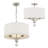 Vann 3 - Light Dimmable Drum Chandelier