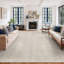 Tapis lavable à rayures rétro antidérapant (beige)-471381059-490636257