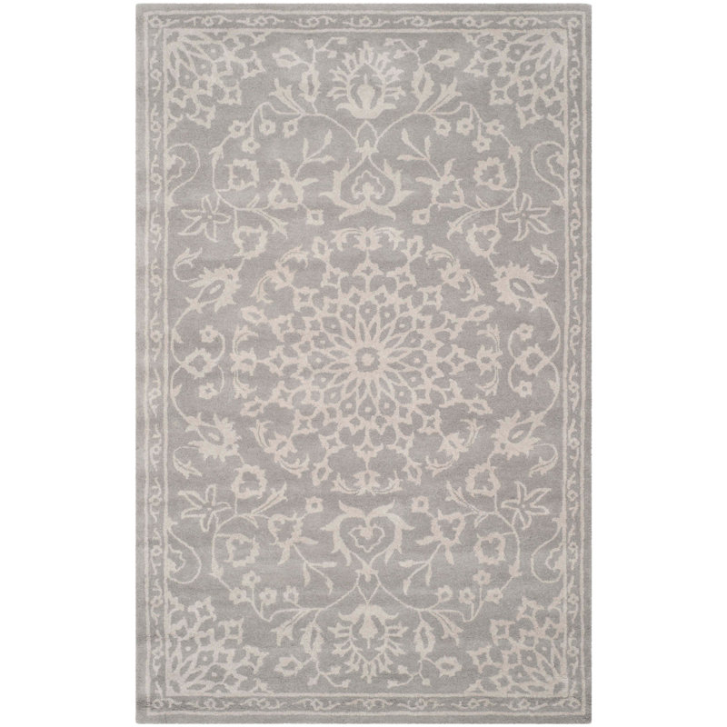Rudra Hand Tufted Wool Oriental Rug, Rectangle 3' x 5'
