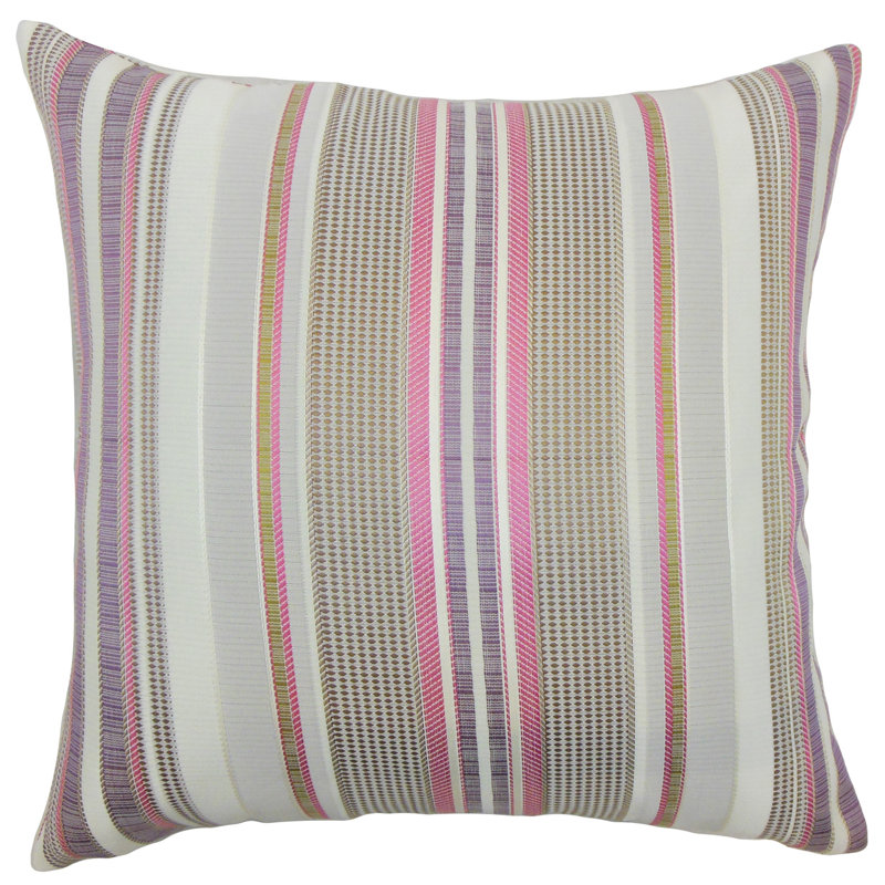 Polyester Striped Sham Set, Queen