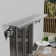 200cm W x 43cm D Garden Sanctuary Frosted Window Door Awning Canopy