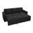Anureet L-Shaped Sectional Modular Sofa Bed With Storage Seat-112387168