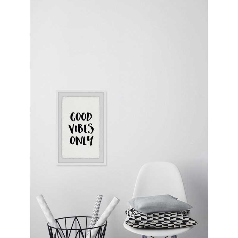 Good Vibes Only VIII - Typography, 30cm H x 20cm W
