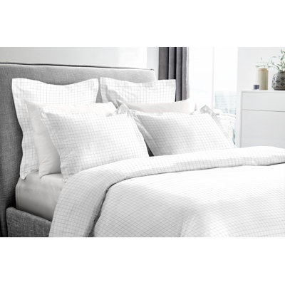 Flannel Geometric Shapes Duvet Cover