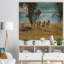 «African Elephants Panorama», photographie-35062836-35062841