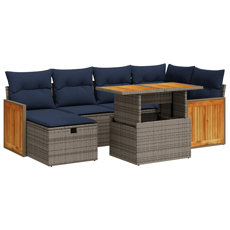 55cm Wide Patio Sofa with Cushions