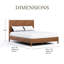 Ensemble de chambre avec lit plateforme 6 pièces Nevio-131521336-124434972