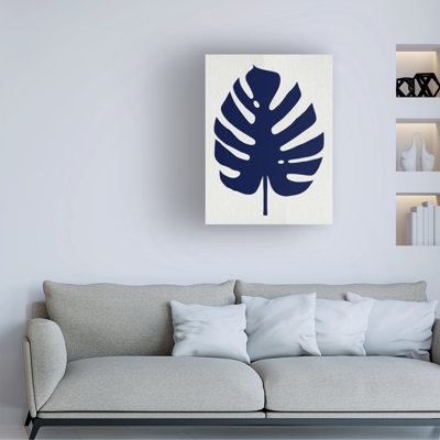 Bolog Tina Lavoie Indigo Monstera Botanicals II Canvas Art