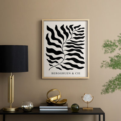 Matisse LII, reproduction d'art encadrée - bois massif