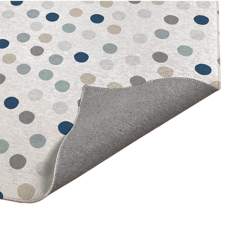 Tapis d'extérieur antidérapant Always Polka, Rectangulaire 3 pi x 5 pi