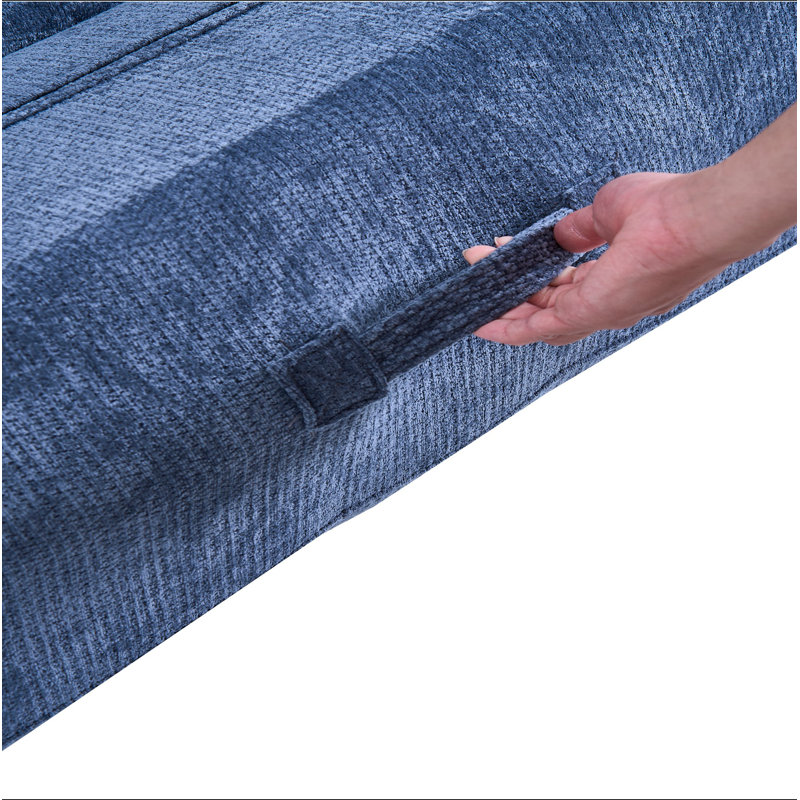 Canapé-lit moderne avec 2 coussins, canapé-lit en velours côtelé rembourré de mousse, aucun assemblage requis, coussin de canapé convertible se déplie en courtepointe, matelas pliant pour le salon, salle de jeux