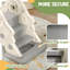 Larissa Isabelle & Max Kids Slide with Basketball Hoop 3-in-1 for Toddlers Cream White