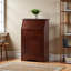 Alaia Brown Finished Solid and Manufactured Wood Secretary Desk, 38.46'' H X 25.09'' W X 11.34'' D