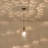 Adjustable Brass Water Glass Pendant Light, Single Hanging Fixture