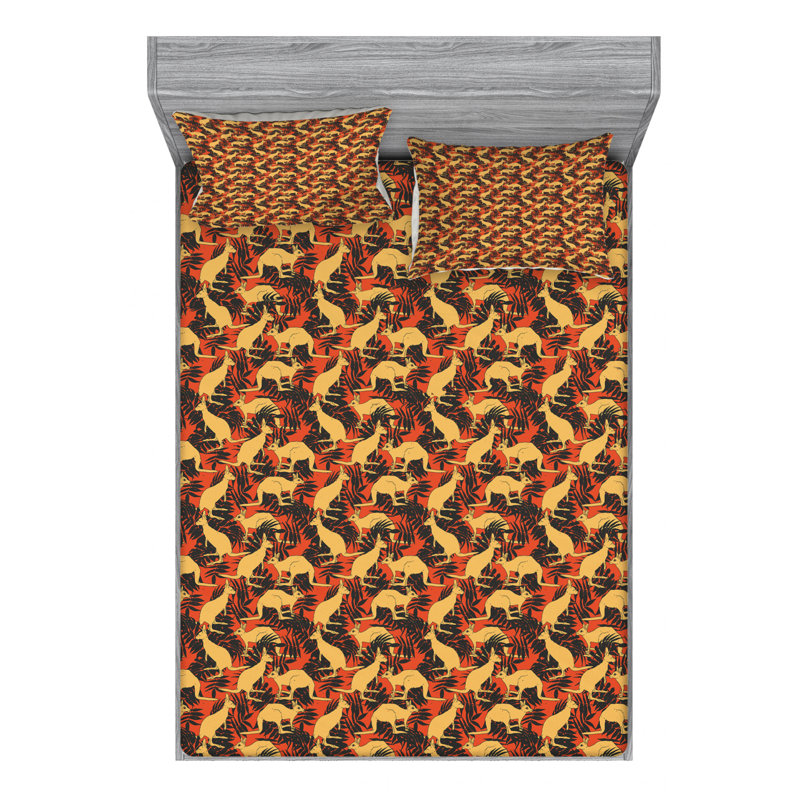 Microfiber Sheet Set, Full Sheet Set with Fitted Sheet