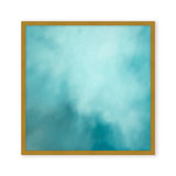 Coastal Retreat Underwater Clouds XVI by  - Floater Frame Print on Canvas