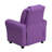 Forman LeatherSoft Contemporary Kids Recliner with Cup Holder and Headrest-274811422