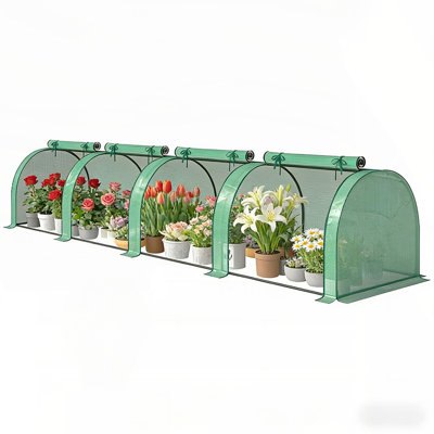 Portable Greenhouse, Mini Greenhouse With Four Doors