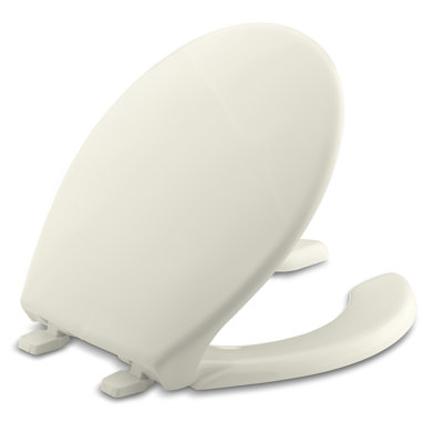 Siège de toilette à l'avant arrondi Lustra