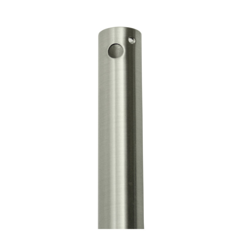Tige de ventilateur de plafond, H 12 po x l 0,5 po x P 0,5 po, Nickel brossé
