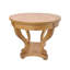 Table basse avec pieds courbés et table de bout