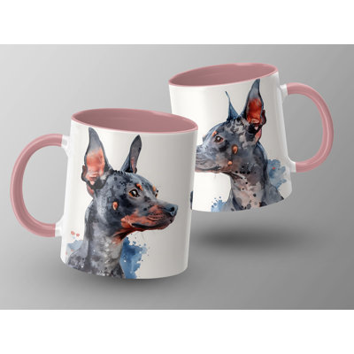 Doberman Pinscher Watercolor Design 11oz Coffee Mug