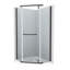 Porte de douche pivotante, avec verre trempé 1/4 po, cabine de douche néo-angle sans cadre 34,75 po x 72 po-113930975