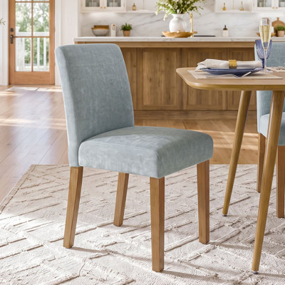 Ensemble de table de salle à manger pour 6 personnes avec table extensible et 6 chaises rembourrées en lin