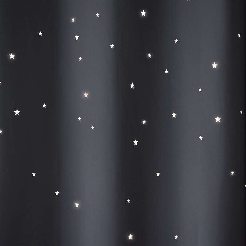Gaitan Room Darkening Curtain Pair, 52" W x 84" L, Dark Gray