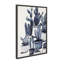 Impression sur toile encadrée de cactus bleus