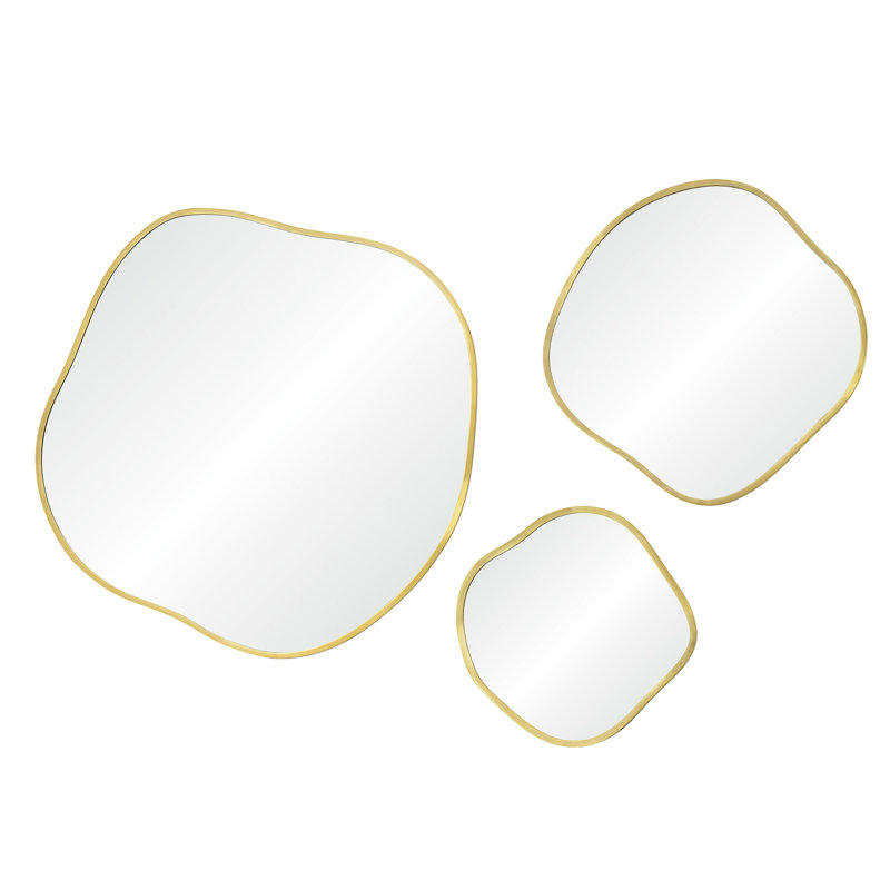 Metal Irregular Wall Mirror