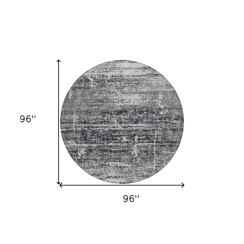 Tapis rond 8 po