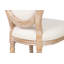 Stubbs 129.54cm H Polyester Upholstered Armchair in NATURAL / BEIGE