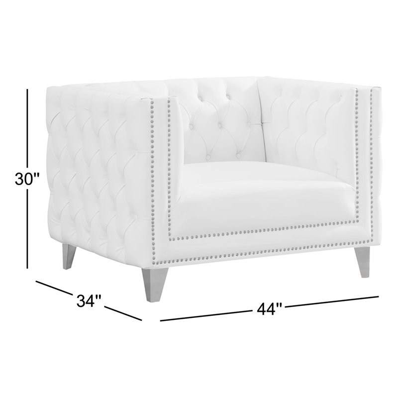 Michelle 44" Wide Tufted Armchair
