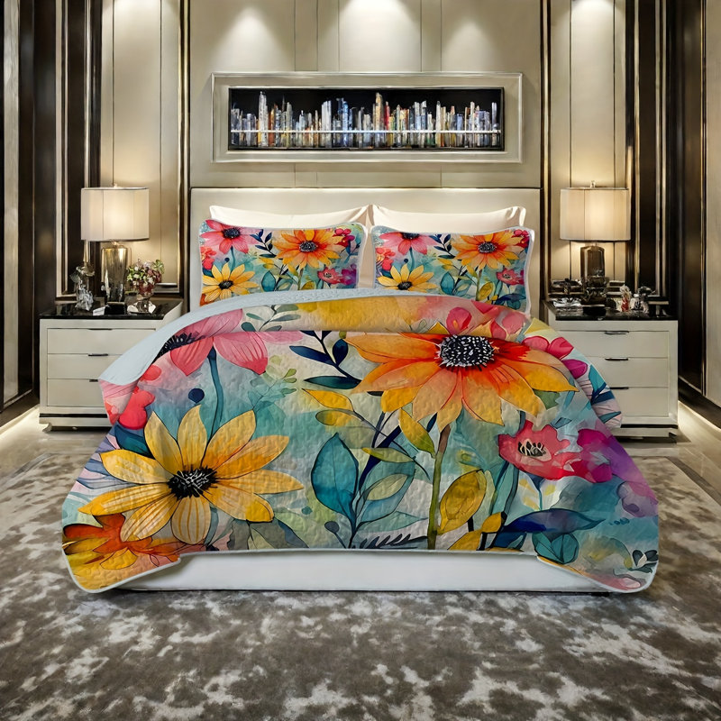 3 Pieces Full/queen/king Size Premium Quilt Set, Reversible Bedspread Coverlet, All Seasons, Rustic Quilted Blanket Bedding Sets With Pillow Shams, Modern Style Thin Comforter, 2 Pieces Twin Quilt Set