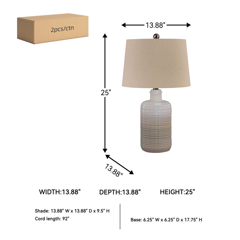 Glarus Ceramic Table Lamp