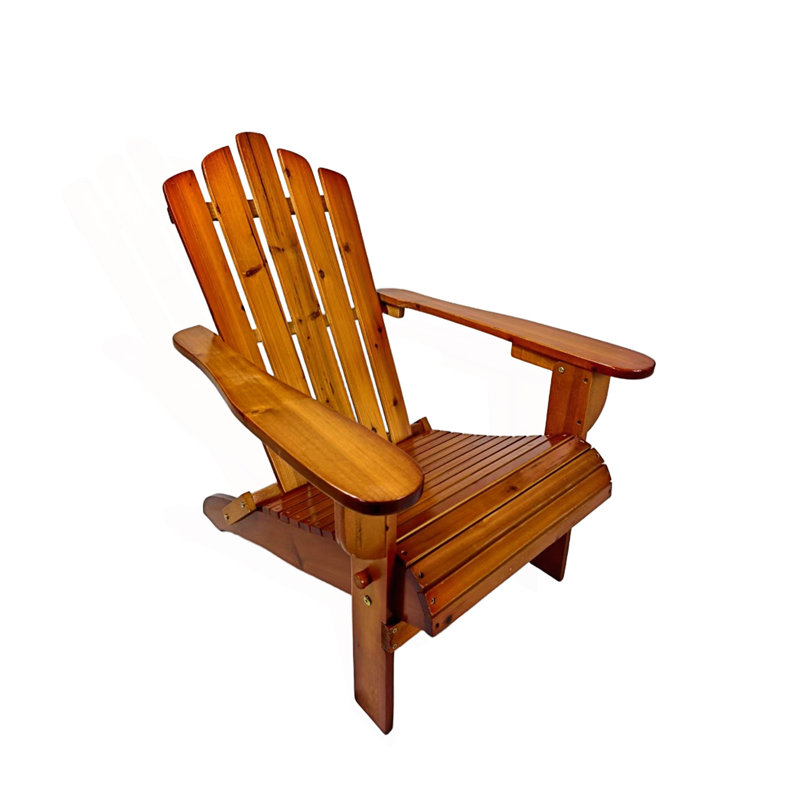 Chaise Adirondack pliable pour l'extérieur ou l'intérieur
