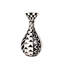 African Handmade Ceramic Table Vase