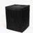 Wicker Fire Pit With Glass Wind Guard