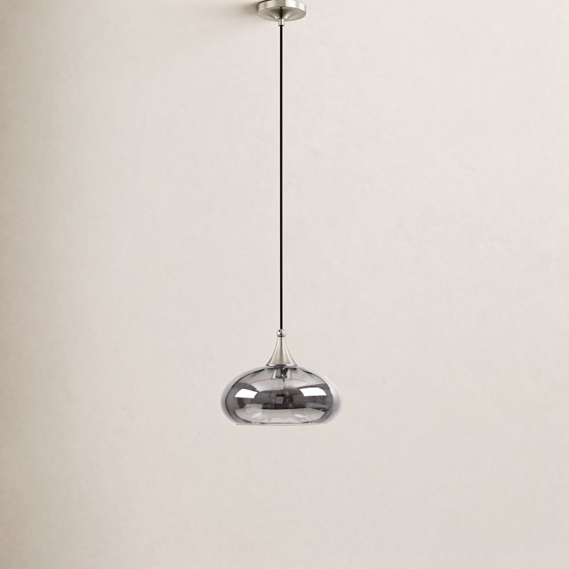 Averly 1 - Light Brushed Nickel Pendant