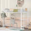 Lit mezzanine simple en métal avec bureau et tablette-242566993