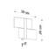 Massimo Steel Flush Mounted Sconce-100557671