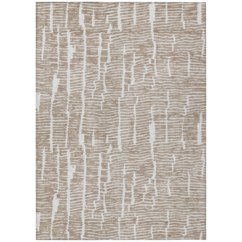 Abstract Indoor Rug, Rectangle 5' x 7'6"