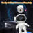 [Spring Glow up]  Galaxy Projector Light with Astronaut Design, Portable Rocket Man LED Light featuring Timing Function. Ideal for Bedroom, Game Room, and Various Settings, Decorative Night Light with 12 Galaxies in 1