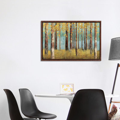 Teal Birch by Allison Pearce - Painting on Canvas
