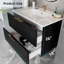 075 Armoire noire sans lavabo