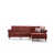 100 % polyester rouge est en rupture de stock