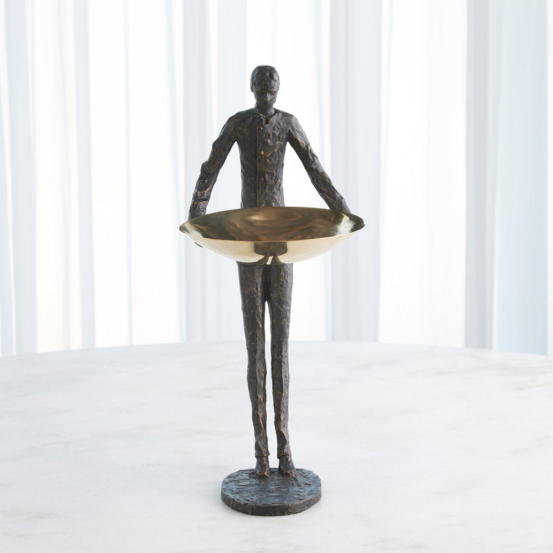 Wooster Sculpture-Bronze W/Brass Plate