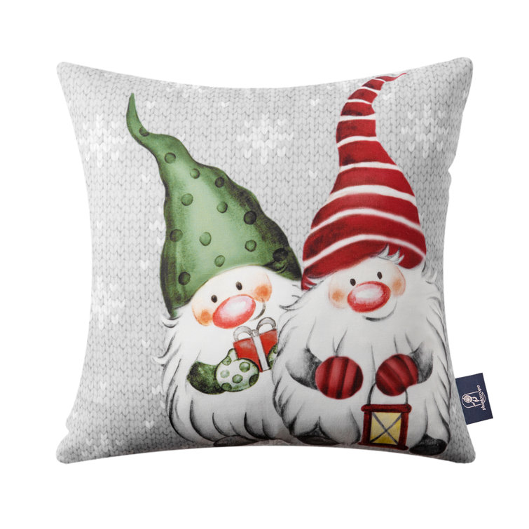 The Holiday Aisle Christmas Dog Outdoor Square Pillow Cover